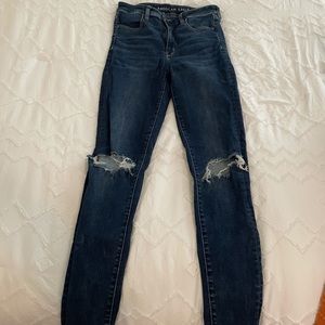 American eagle super high rise jegging